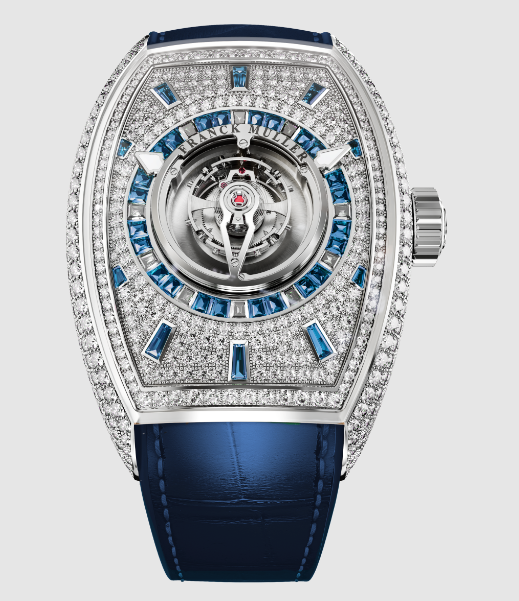 Review Franck Muller Curvex CX Grand Central Tourbillon Rainbow Replica Watch for Sale Cheap Price CX 36 T CTR D CD BAG SA